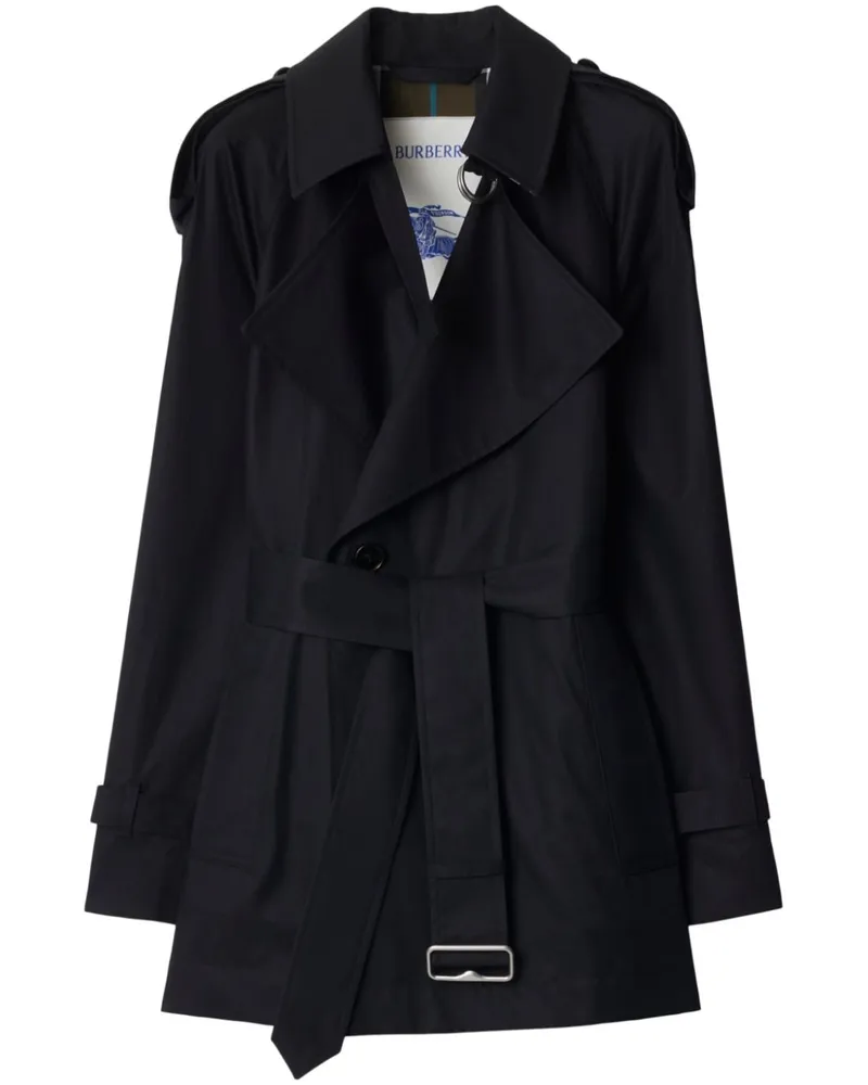 Burberry Trenchjacke aus Gabardine - Schwarz Schwarz
