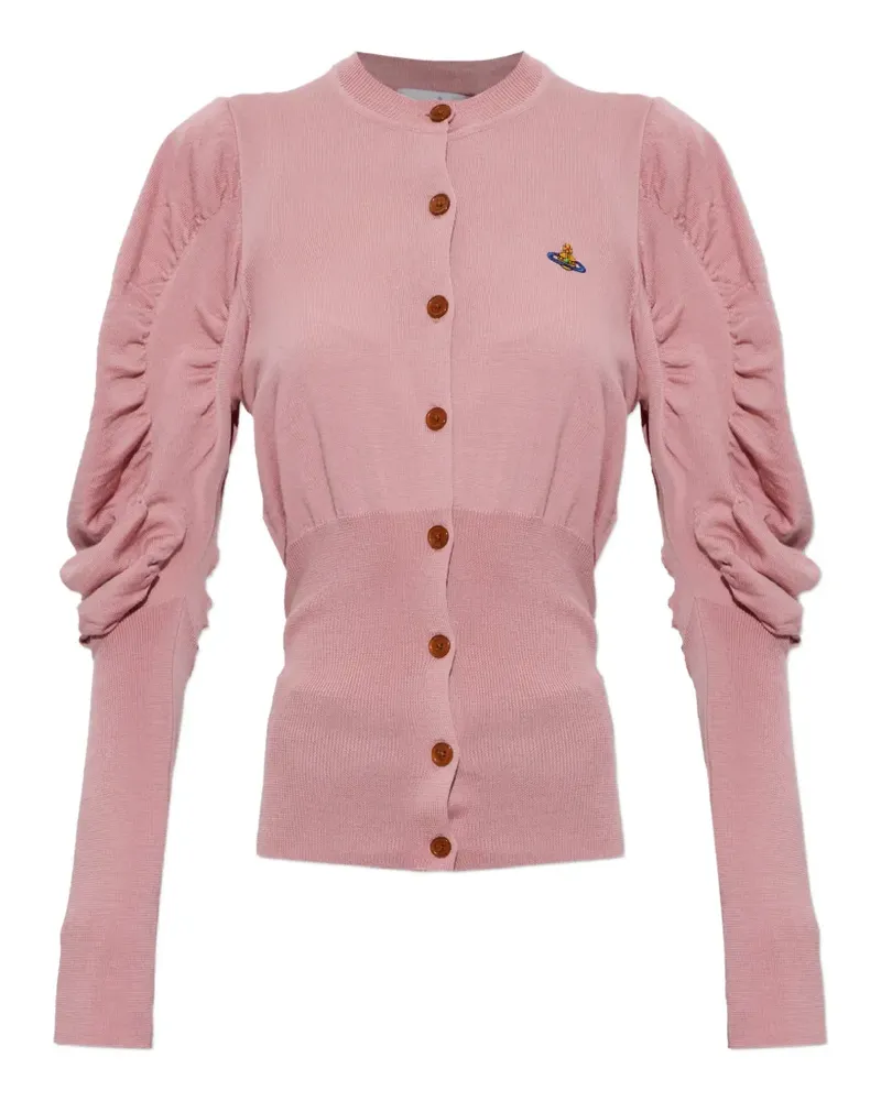 Vivienne Westwood Cardigan mit Orb-Stickerei - Rosa Rosa