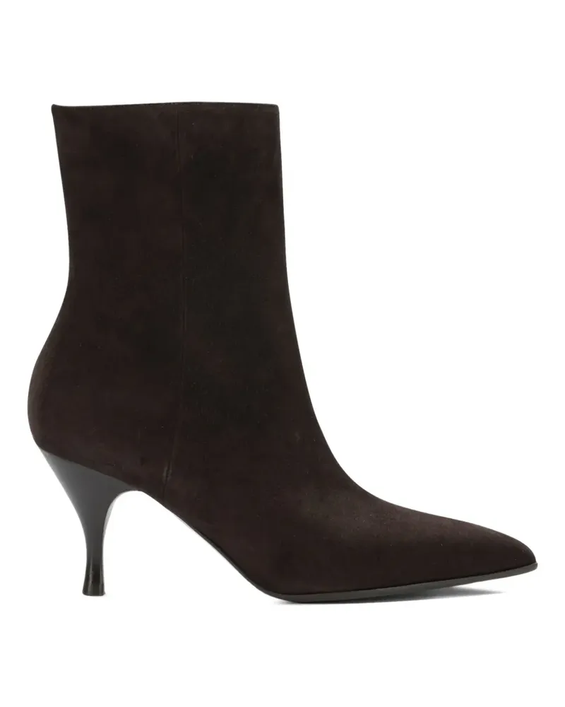 Sergio Levantesi Jodi Wildlederstiefel mit spitzer Kappe - Braun Braun