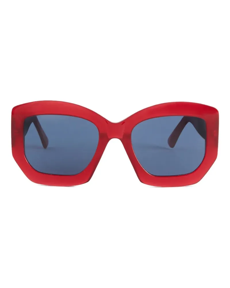 Emilio Pucci Geometrische Sonnenbrille - Rot Rot