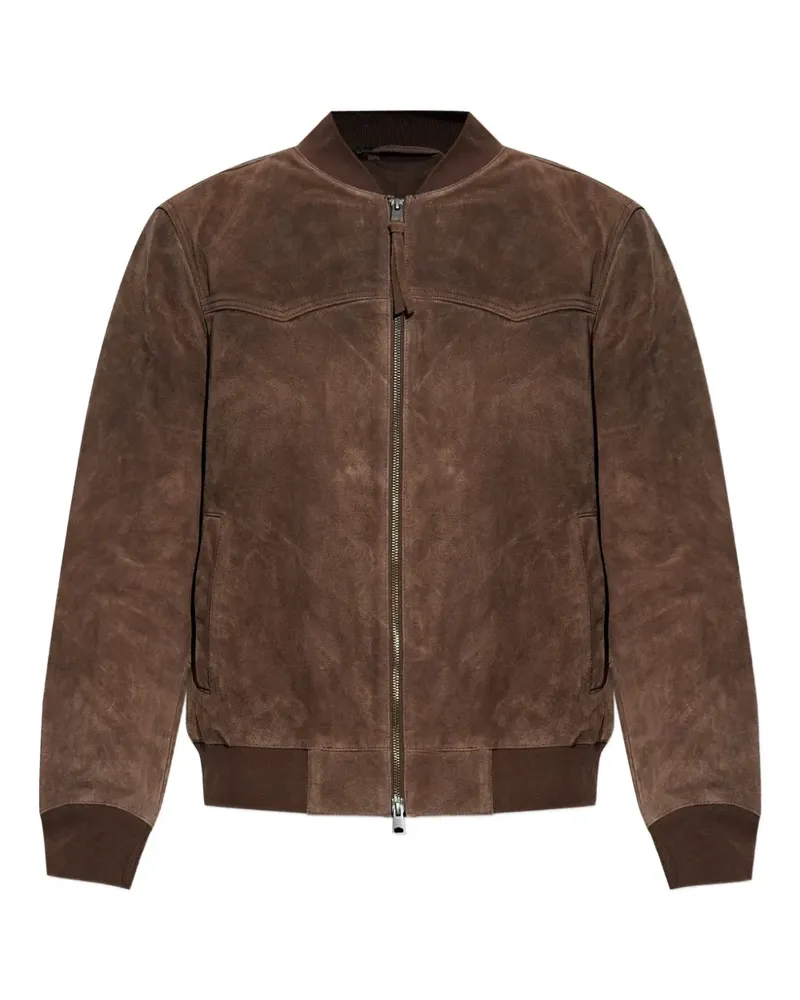 AllSaints Zealand Jacke mit Reißverschluss - Braun Braun