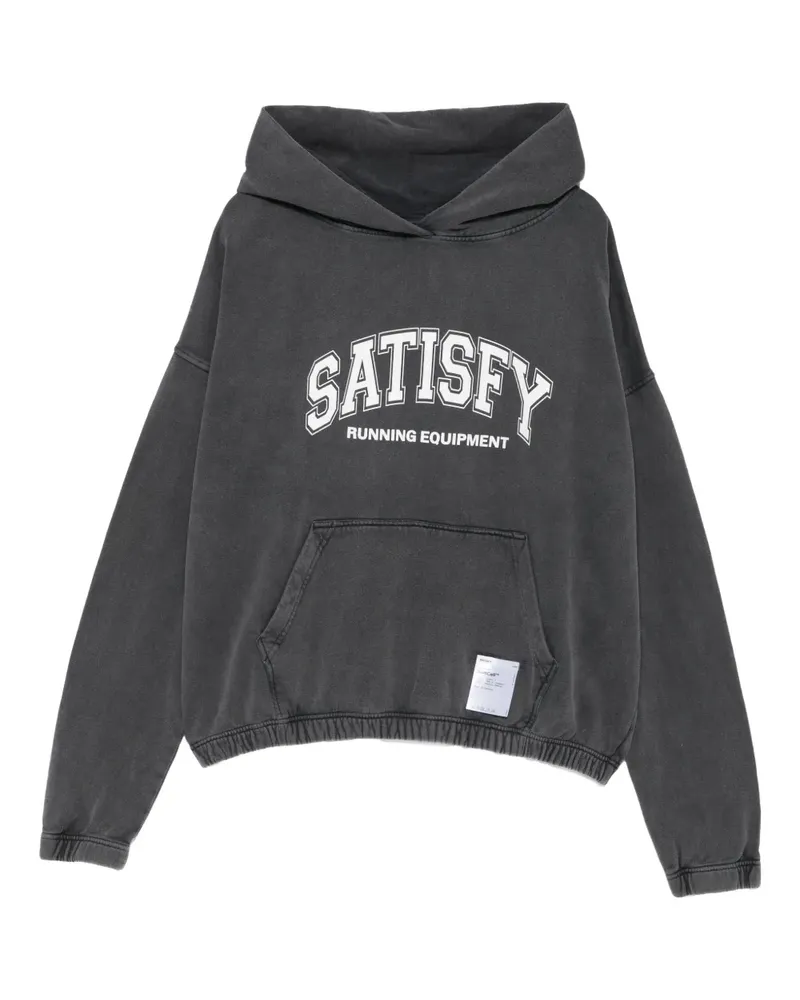 Satisfy Hoodie mit Logo - Grau Grau