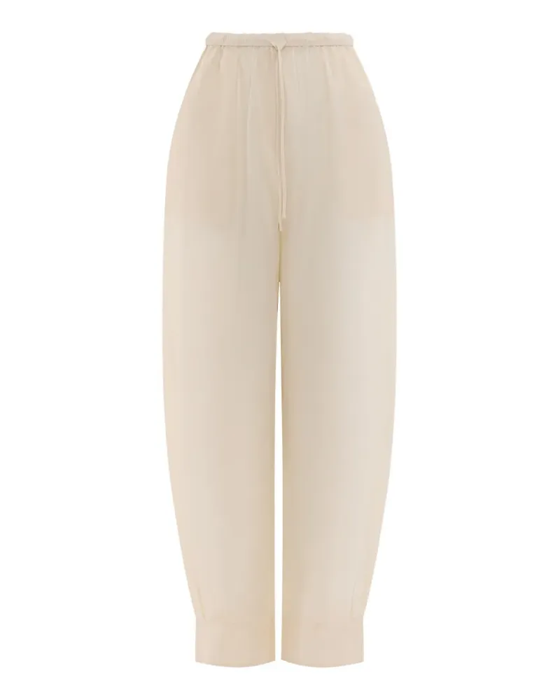 12 STOREEZ Marrakesh Hose mit Kordelzug - Weiß Weiß