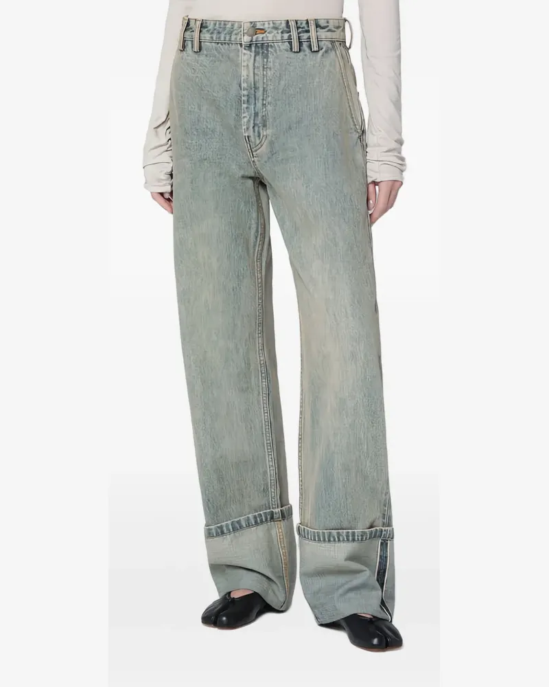 Entire Studios Jeans mit Umschlag - Blau Blau