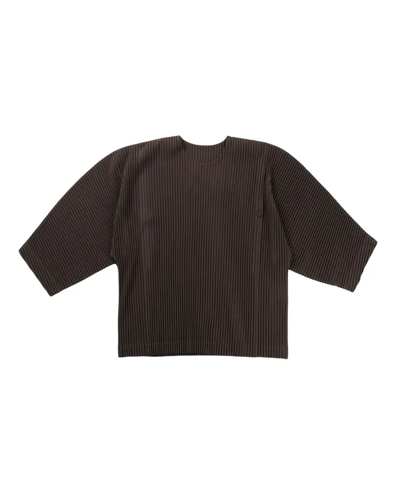 Issey Miyake pleated jumper - Braun Braun
