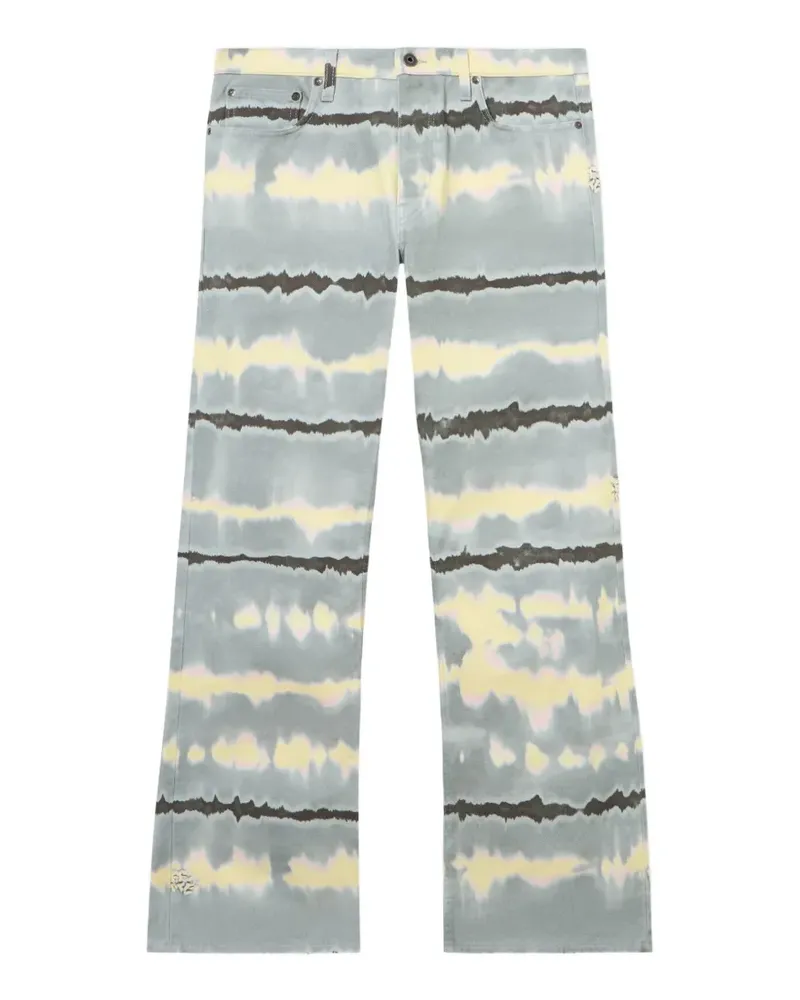 OFF-WHITE tie-dye jeans - Blau Blau