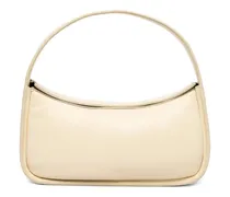 Dakota Schultertasche mit Logo - Nude