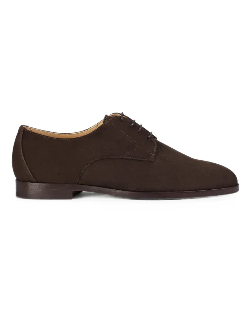Doucal´s suede lace-up shoes - Braun Braun