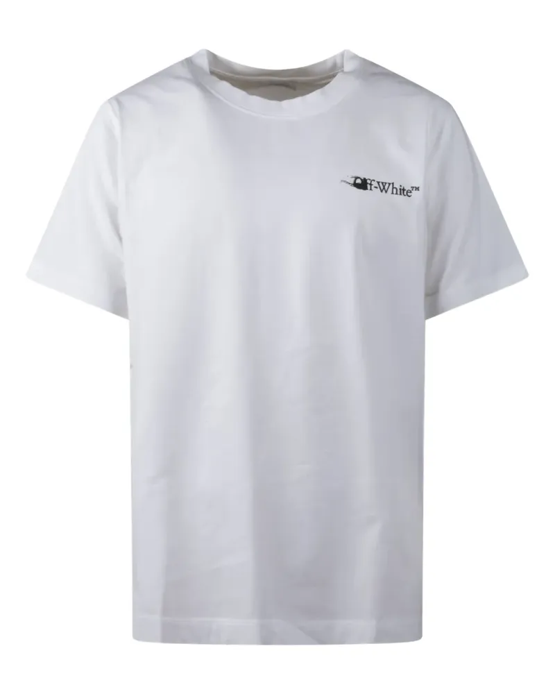OFF-WHITE Ink Arrow T-Shirt mit Logo - Weiß Weiß