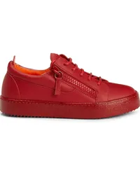 Giuseppe Zanotti Sneakers mit Reißverschluss Rot