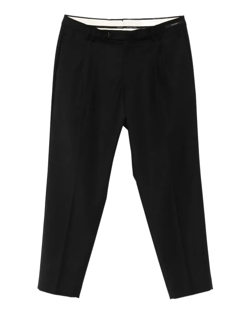 MICHAEL COAL tailored trousers - Schwarz Schwarz