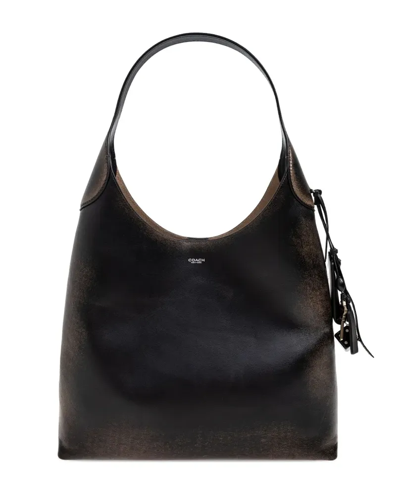 Coach Brooklyn Schultertasche aus Leder - Braun Braun