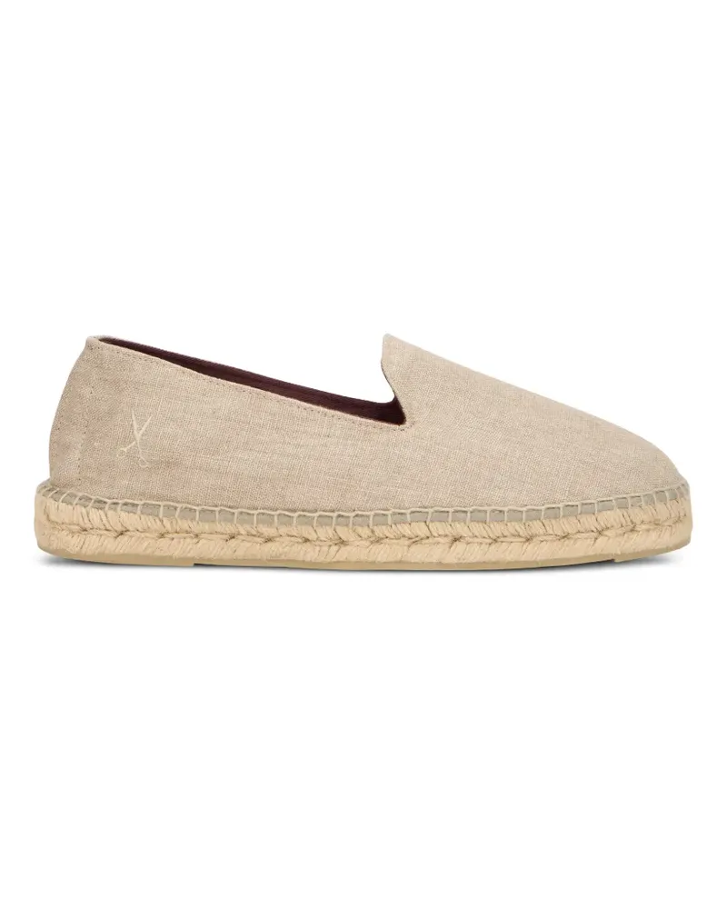Manebí embroidered espadrilles - Nude Nude