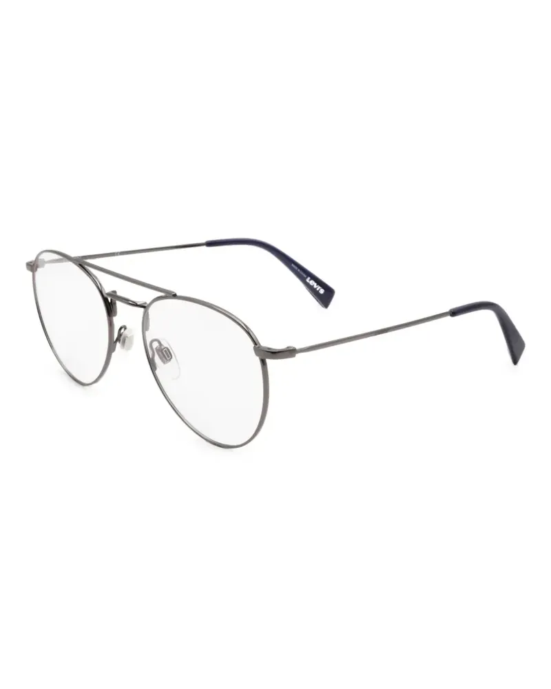 Levi's Brille mit rundem Gestell - Grau Grau