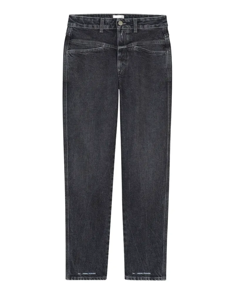 Closed Pedal Pusher Tapered-Jeans - Grau Grau