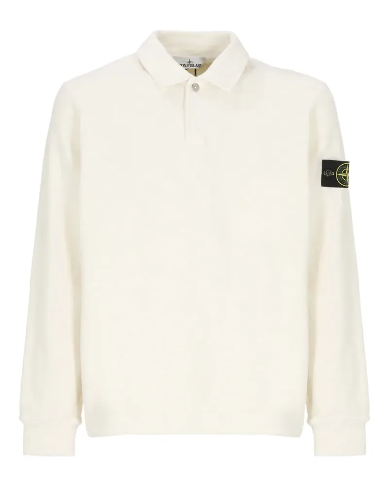 Stone Island Compass-motif polo shirt - Nude Nude