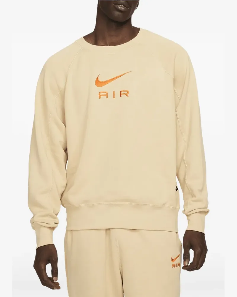 Nike Air Pullover mit Logo-Print - Nude Nude