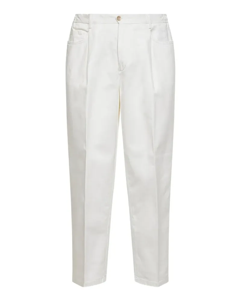 Briglia 1949 pleated trousers - Weiß Weiß