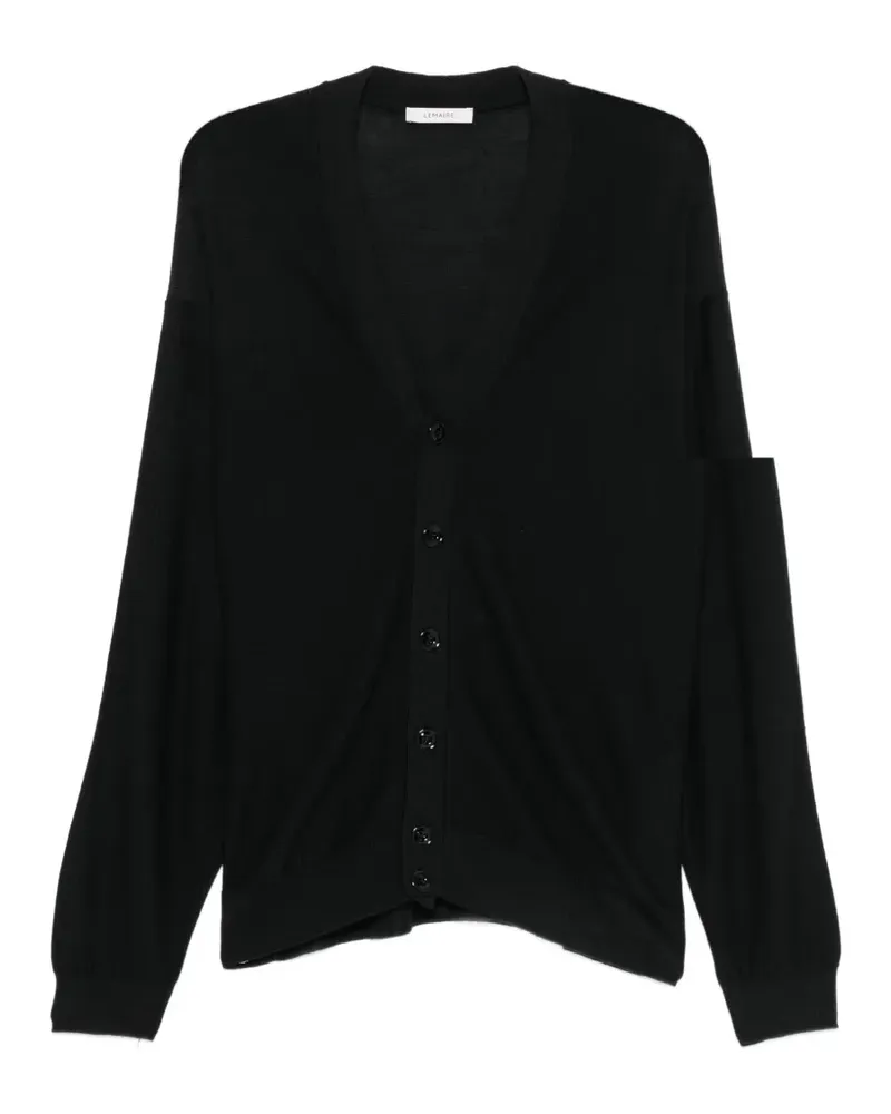 Christophe Lemaire V-neck cardigan - Schwarz Schwarz