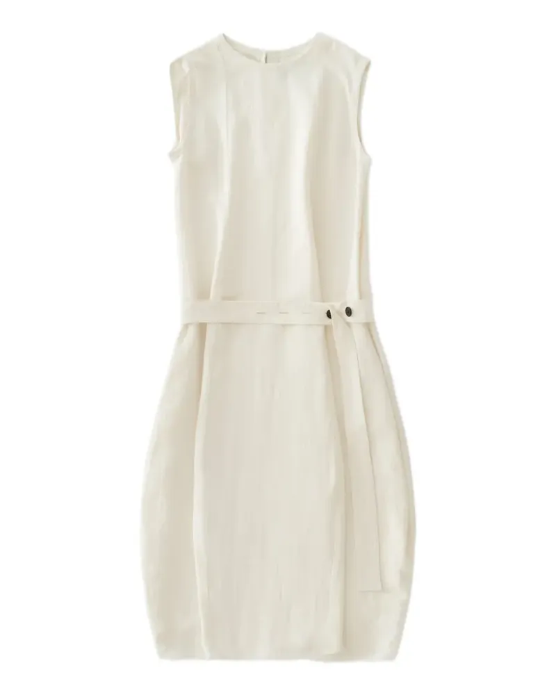 Studio Nicholson Wold belted midi dress - Nude Nude