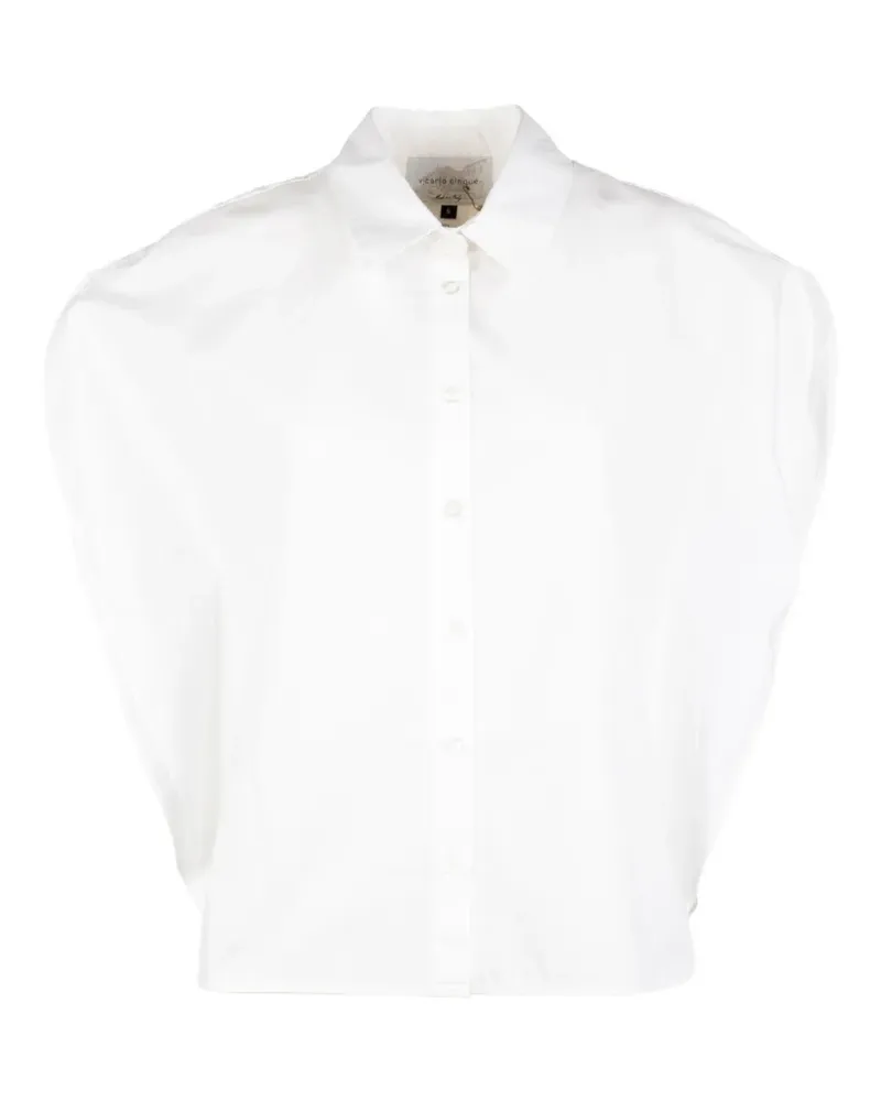 cinque puff-sleeved shirt - Weiß Weiß