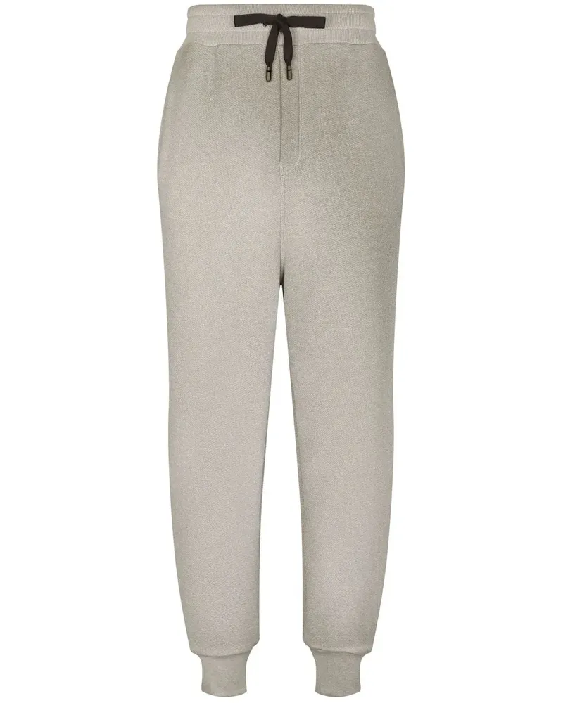 Dolce & Gabbana Jogginghose mit Wappen-Print - Grau Grau