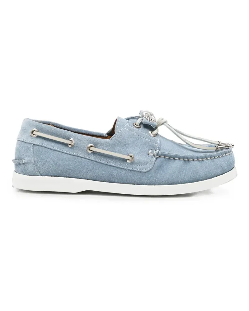 Toga suede-finish boat shoes - Blau Blau