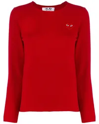 Comme des Garçons Pullover mit Logo Rot