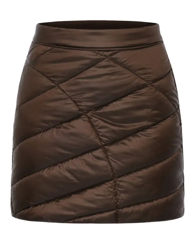 Woolrich quilted padded mini skirt - Braun Braun