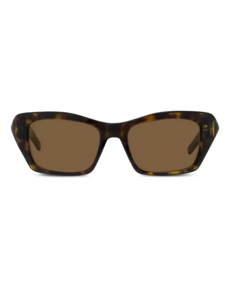 Givenchy 4G Liquid rectangle-frame sunglasses - Braun Braun