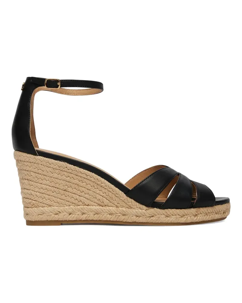 Ralph Lauren Nellie wedge espadrilles - Schwarz Schwarz