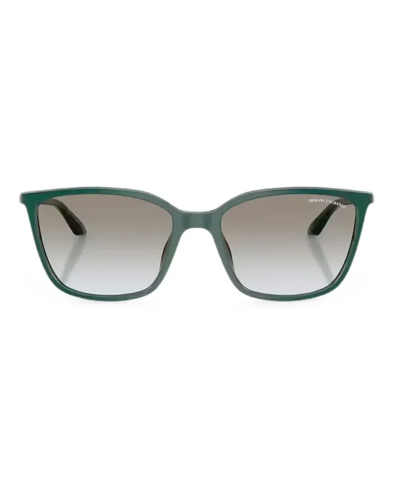 Armani Exchange Sonnenbrille mit eckigem Gestell - Grün Grün