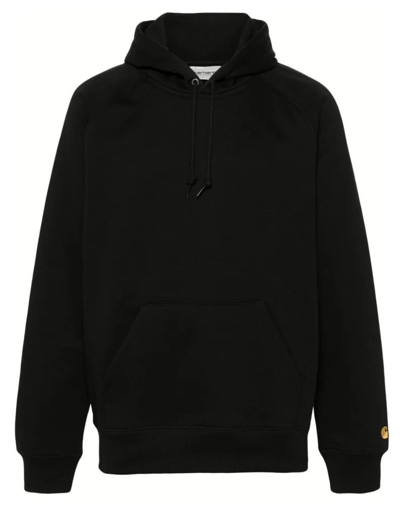 Carhartt WIP Hoodie mit Logo-Print Schwarz