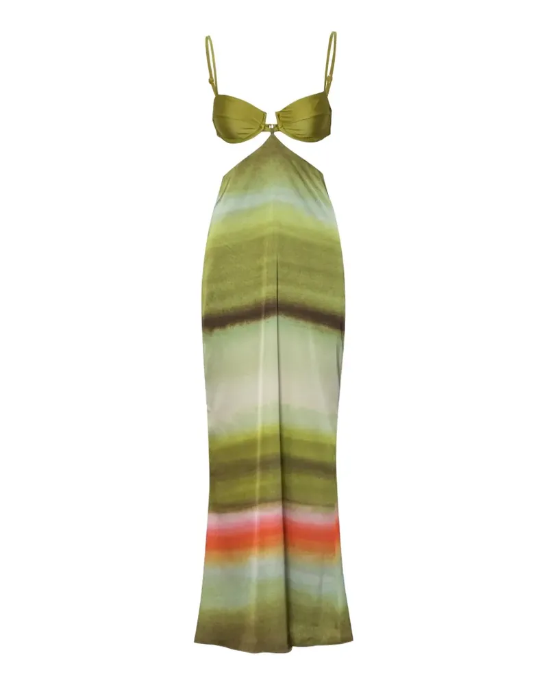 Baobab Collection Rückenfreies Kalina Kleid mit Cut-Out - Grün Grün