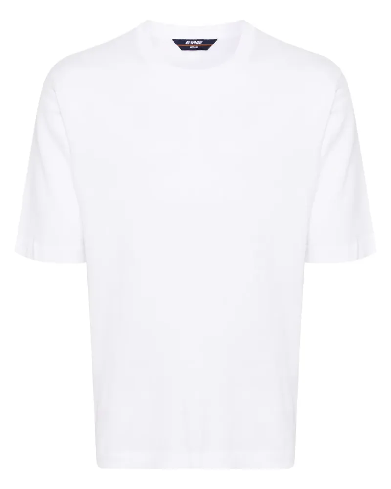 K-Way Gestricktes T-Shirt - Weiß Weiß