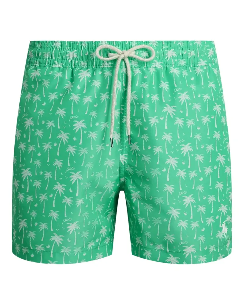 Ralph Lauren Palm Tree Badeshorts - Grün Grün