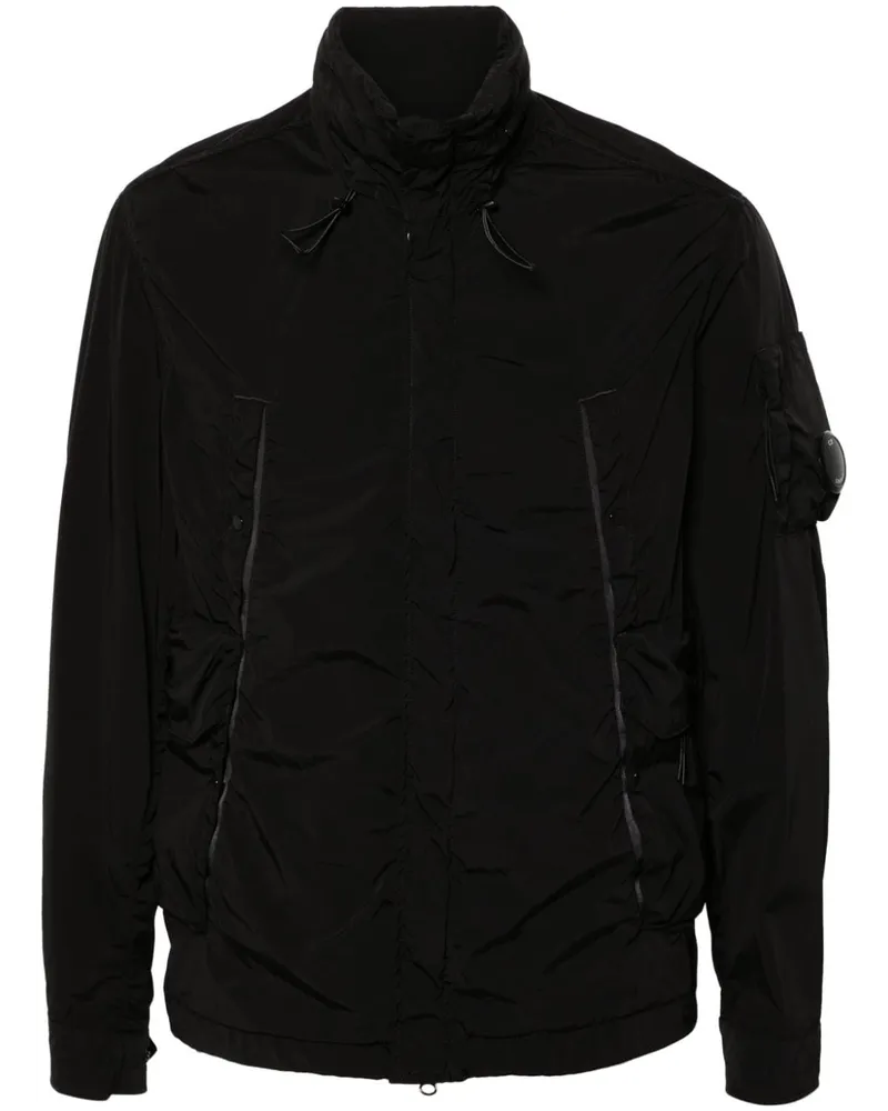 C.P. Company Bomberjacke mit Linsen-Detail - Schwarz Schwarz