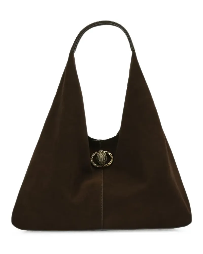 Kurt Geiger Große Chelsea Clutch - Braun Braun