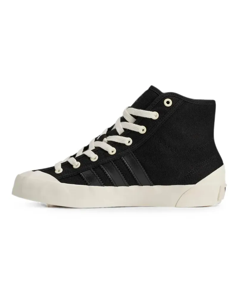 Y-3 high-top canvas sneakers - Schwarz Schwarz