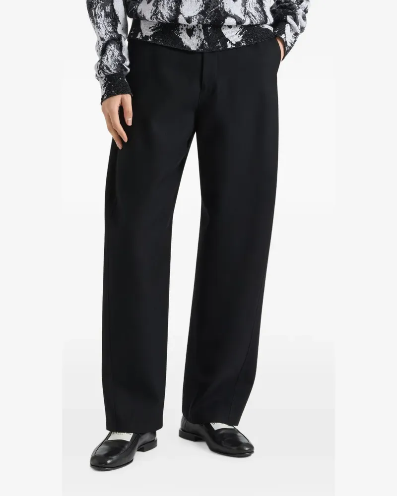 Givenchy Couture Seam Flanellhose - Schwarz Schwarz