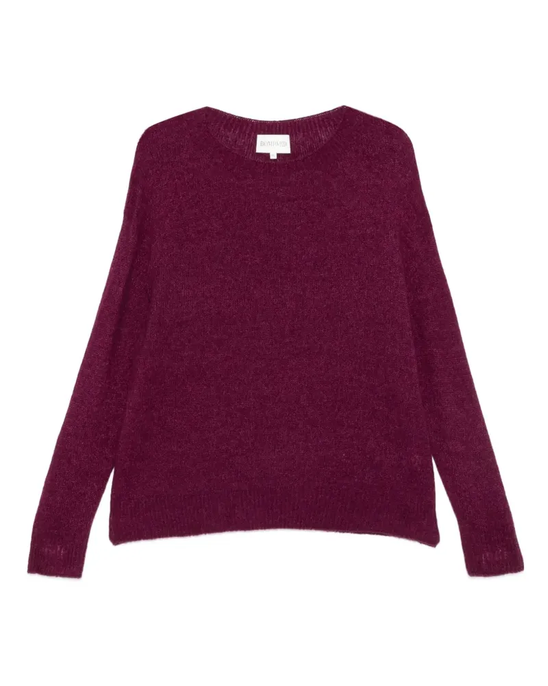 Eric Bompard Gerippter Pullover mit rundem Ausschnitt - Rot Rot