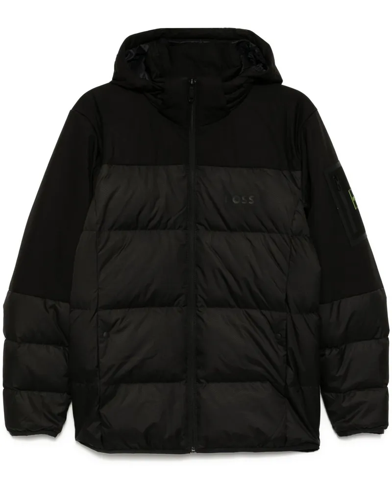 HUGO BOSS Gefütterte Jacke - Schwarz Schwarz