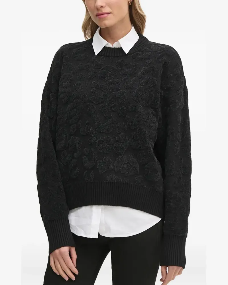 DKNY textured sweater - Schwarz Schwarz