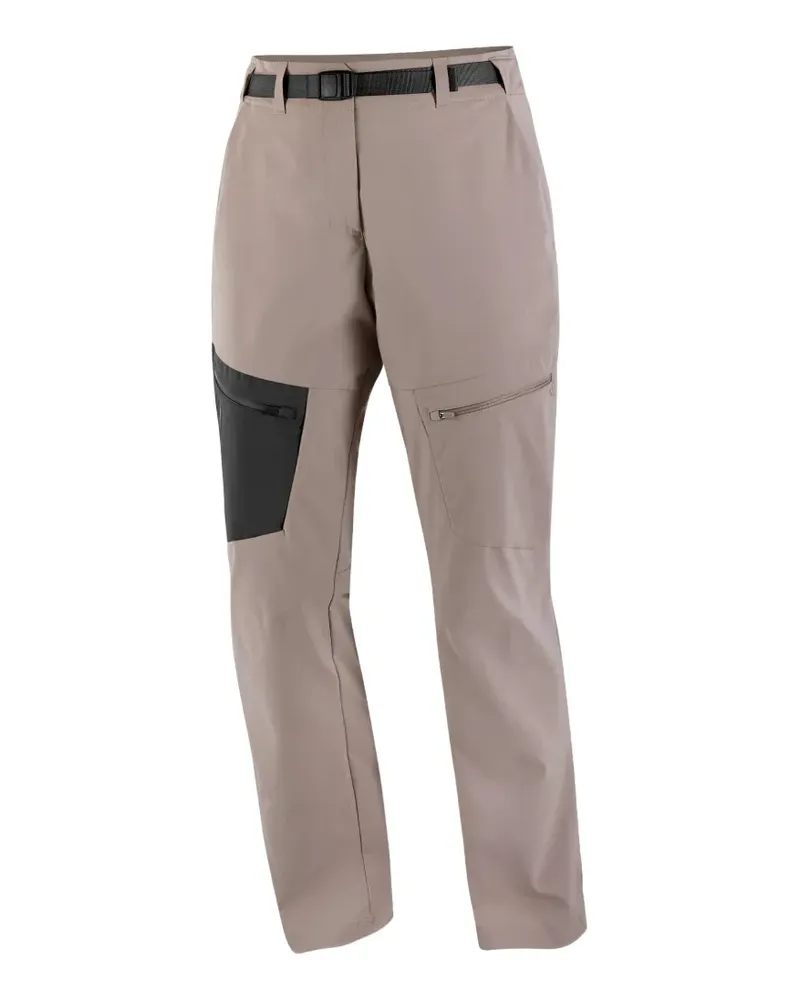 Salomon Outerpath panelled zip-pocket trousers - Nude Nude