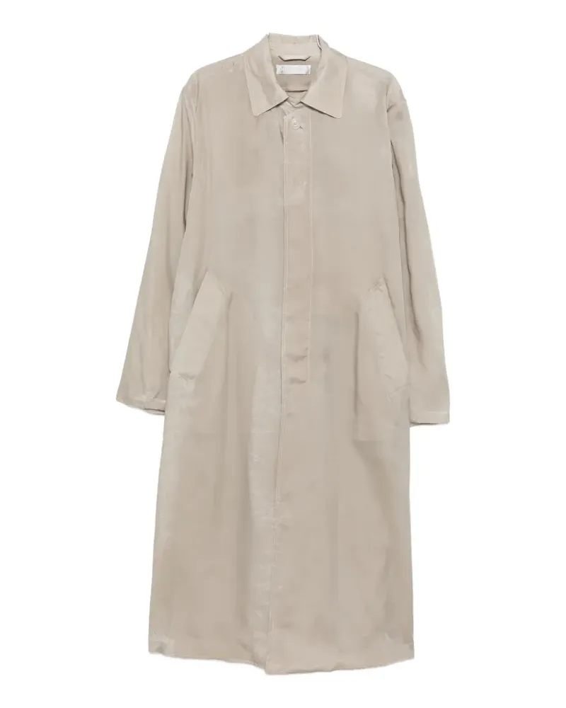 Our Legacy Cloak button-fastening coat - Nude Nude