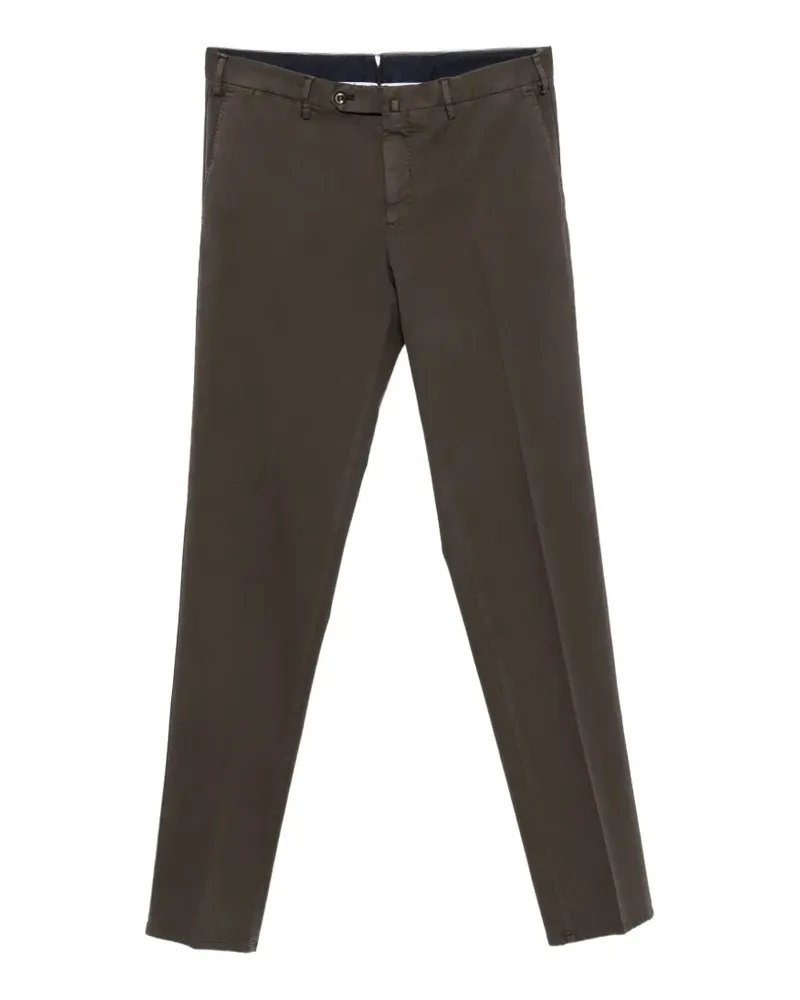 PT TORINO Hose mit schmalem Schnitt - Braun Braun