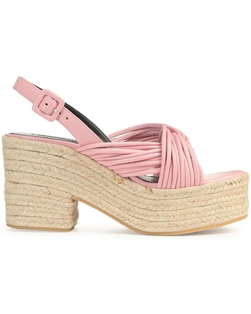 Sergio Rossi SR Akida Espadrilles 50mm Rosa