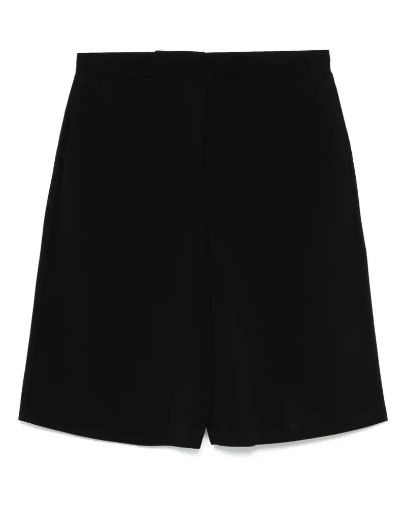 Totême Knielange Shorts - Schwarz Schwarz