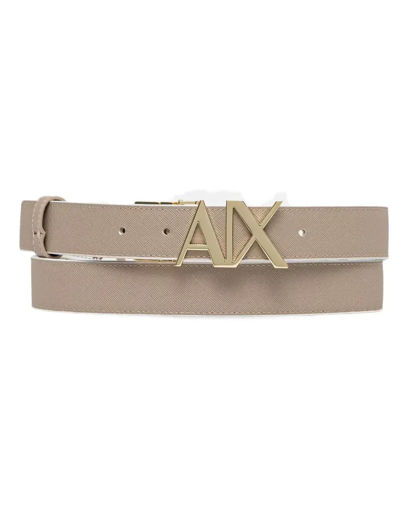 Armani Exchange reversible belt - Nude Nude