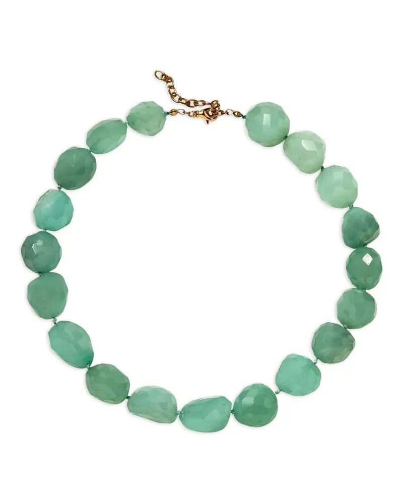Jennifer Behr Halskette mit Quartzen - Grün Grün